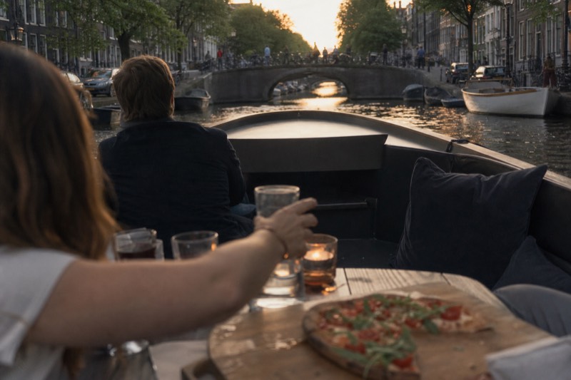 Pizza Baked On Board, Unlimited Drinks